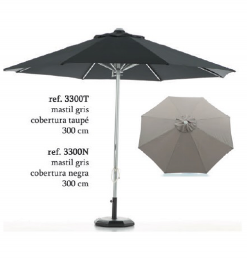 mobiliario de jardin para hosteleria en madrid - parasol redondo