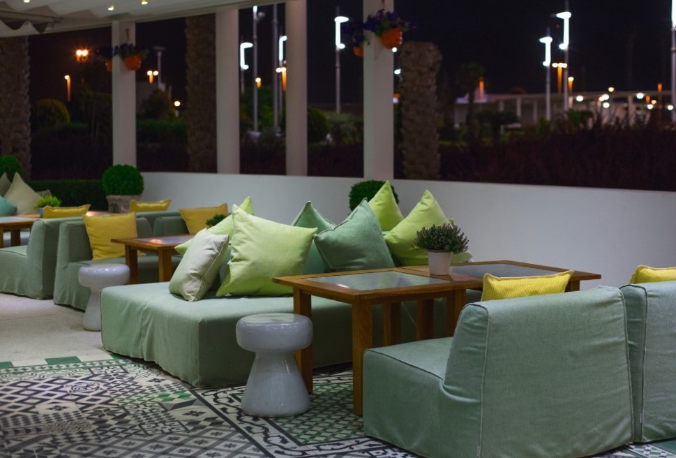 Comprar sofá de restaurante en Madrid - Verde