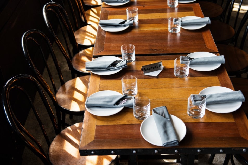 mesas hosteleria madrid - platos