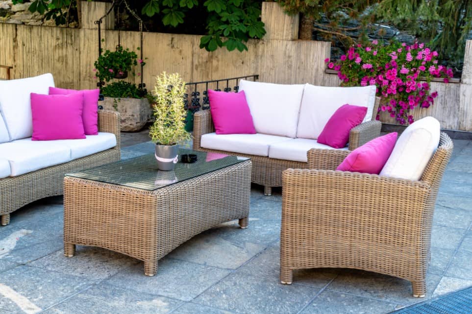 mobiliario para terraza en madrid - muebles