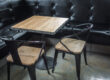 complementos para hosteleria en madrid - sillas negra con madera