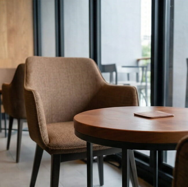 Sillones para bares en Madrid - primer plano